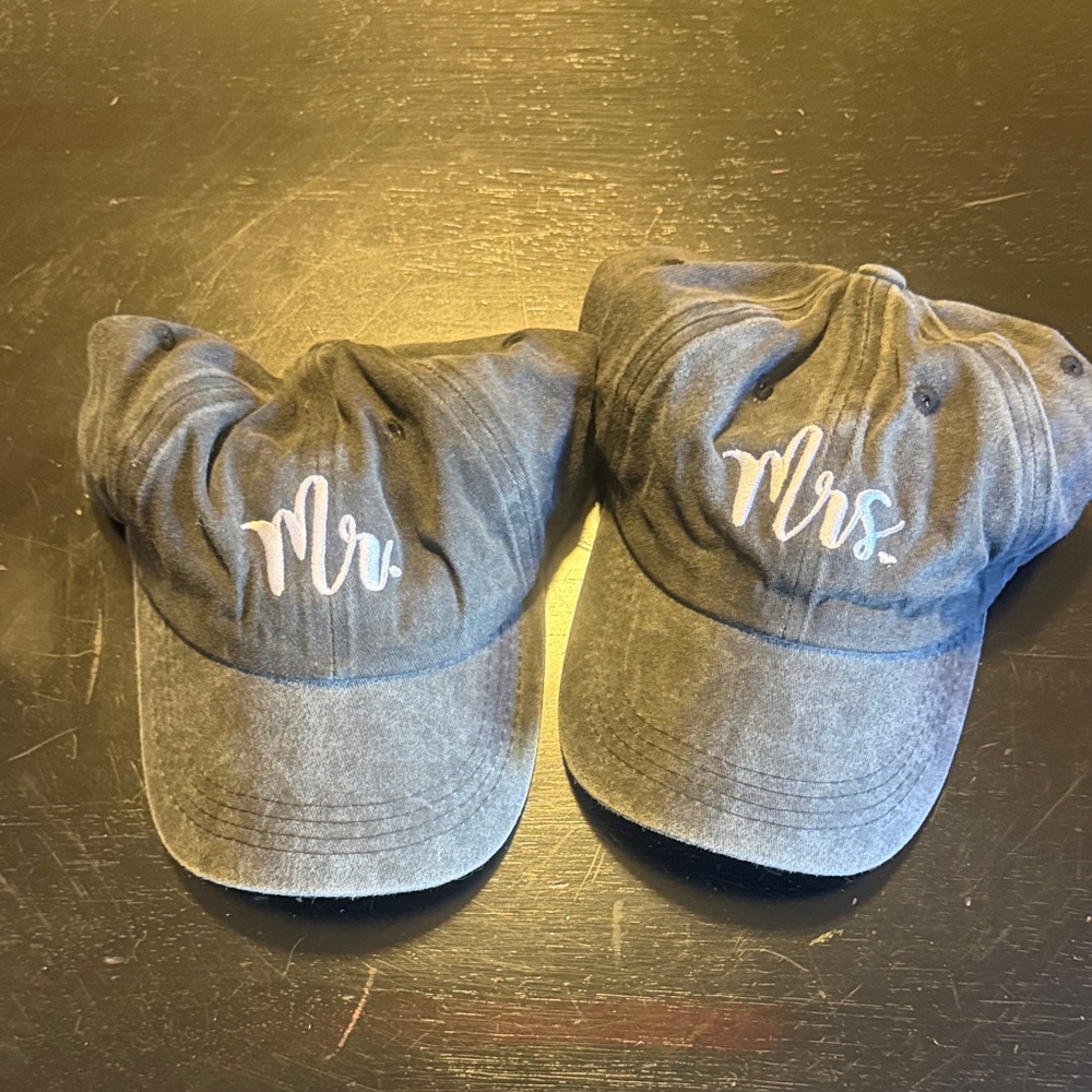 Mr. and Mrs. Denim Caps